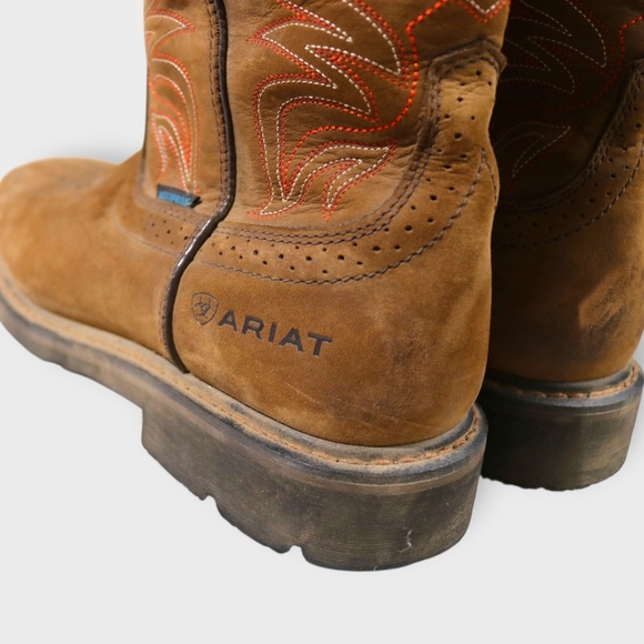Ariat Workhog H2O Waterproof Work Boot 10023055 Pull On 11 D Men’s Work - Picture 3 of 9